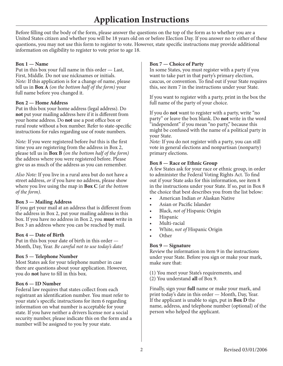 Register to Vote in Your State by Using This Postcard Form and Guide, Page 3