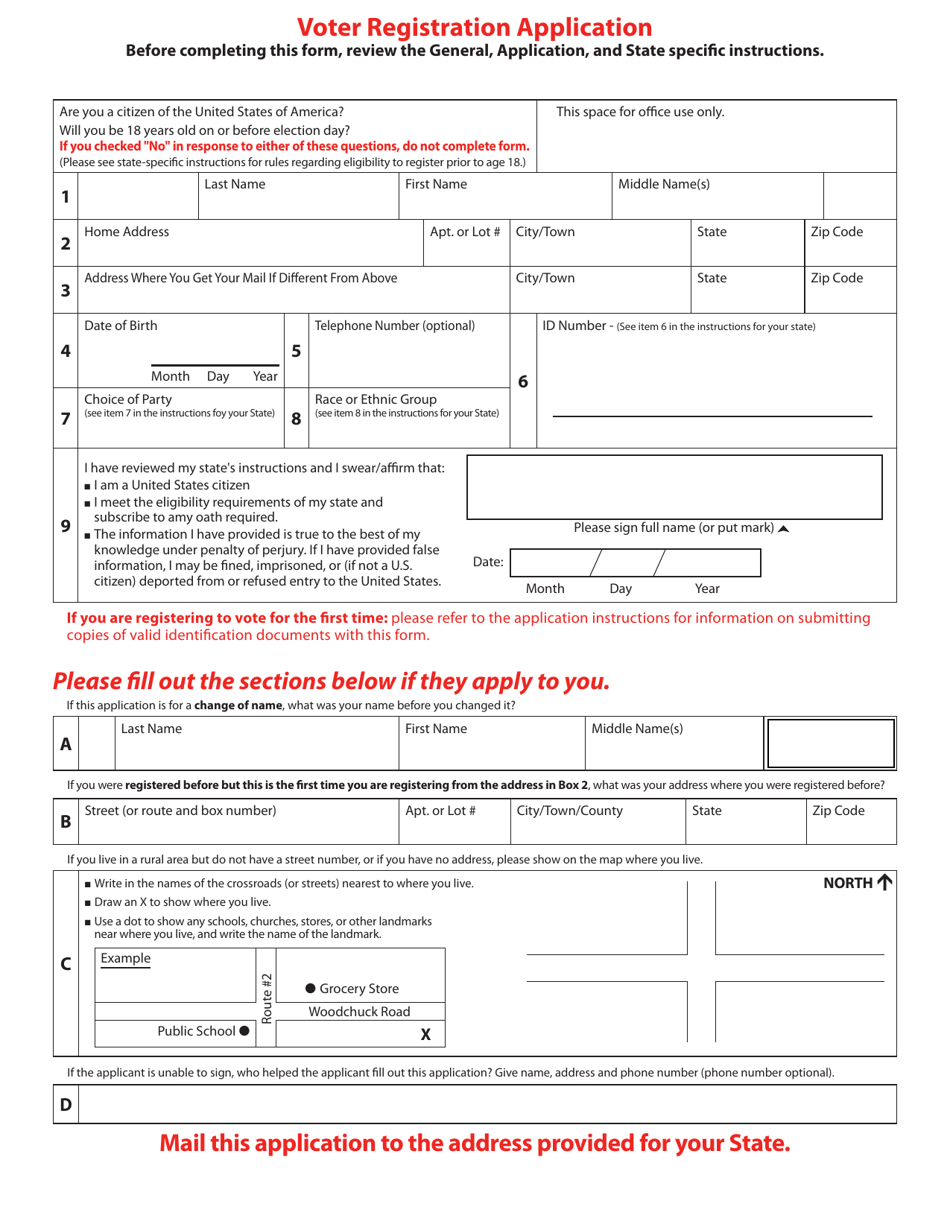Register to Vote in Your State by Using This Postcard Form and Guide, Page 4