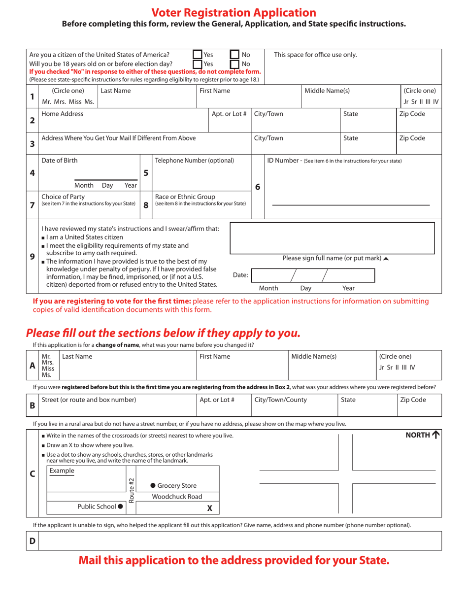 Register to Vote in Your State by Using This Postcard Form and Guide, Page 6