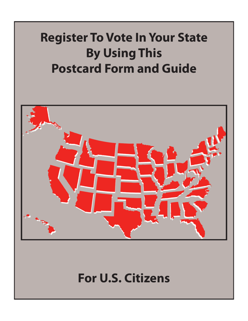 Register to Vote in Your State by Using This Postcard Form and Guide