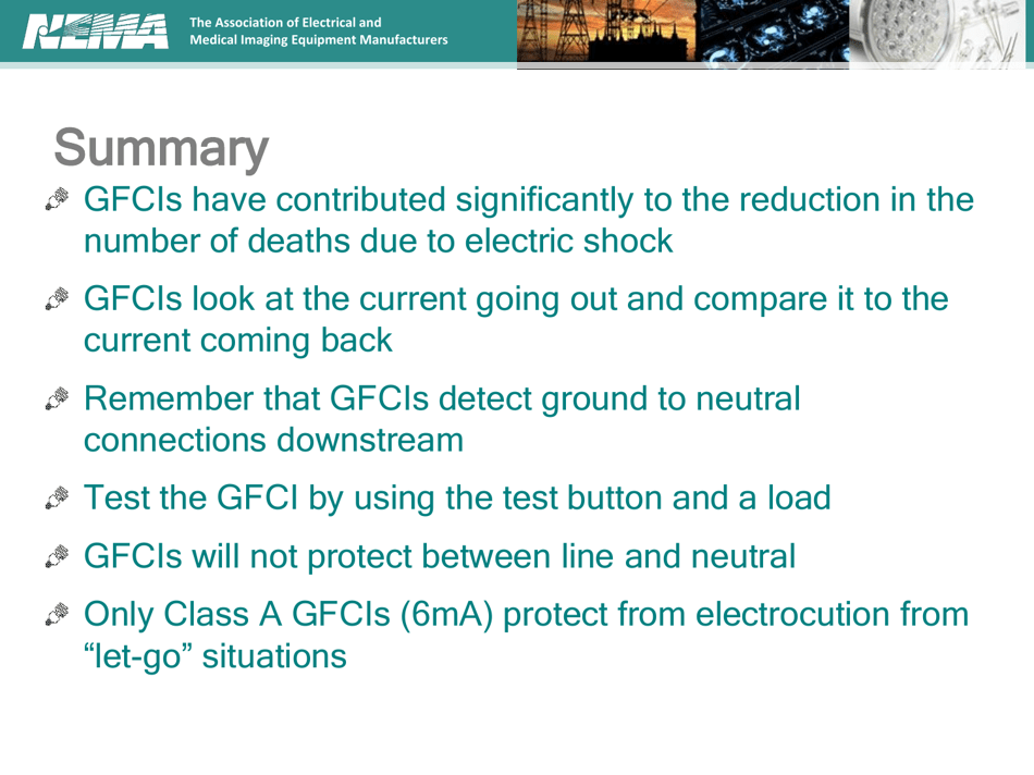 Understanding Gfcis Developed by the Nema 5pp Personnel Protection Technical Committee, Page 37
