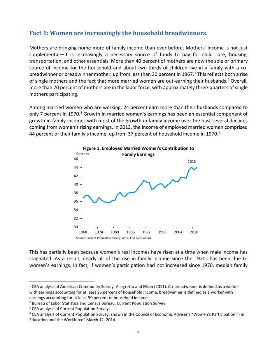 Eleven Facts About American Families and Work, Page 5