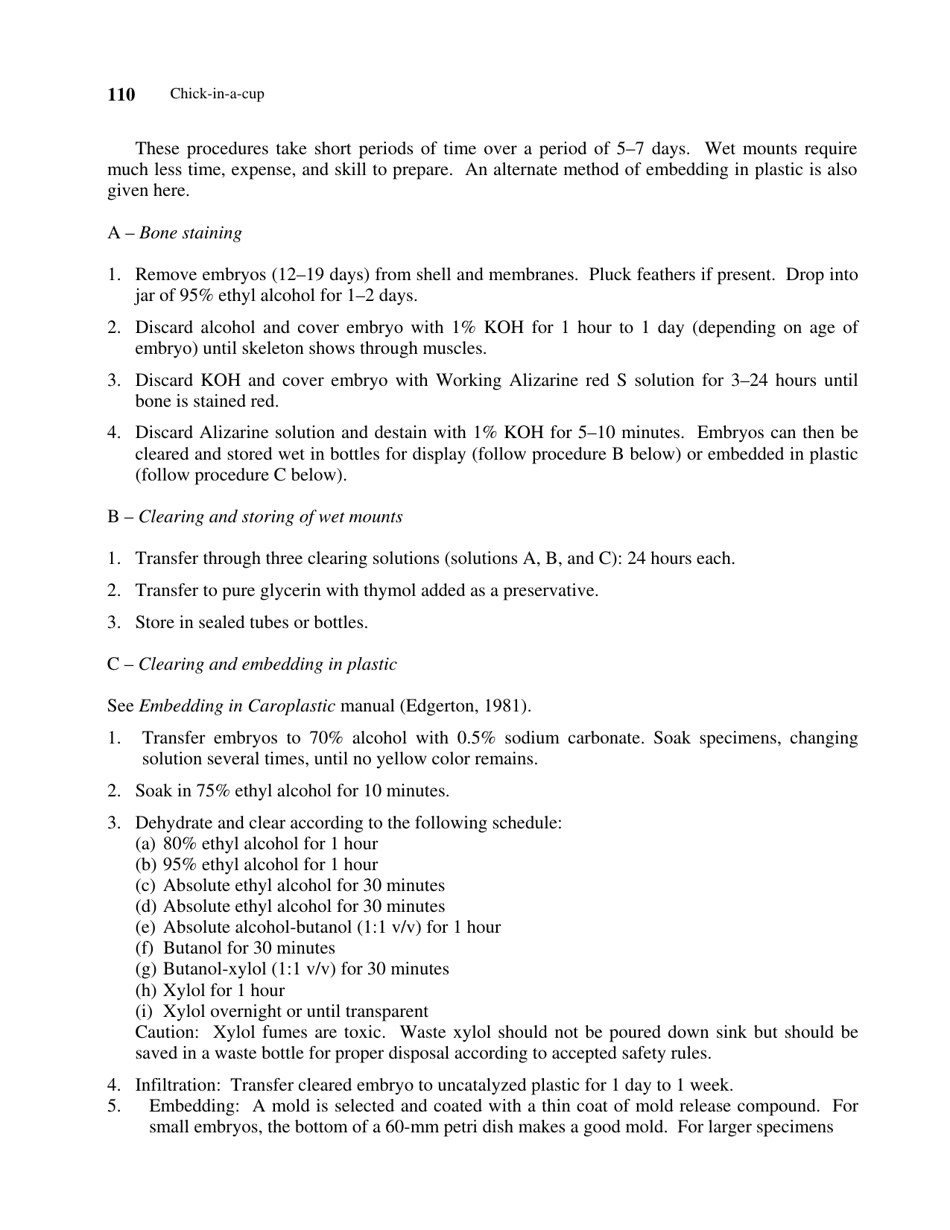 Chapter 8: Chick Embryos in Shell-Less Culture - Cynthia J. Fisher, Page 6