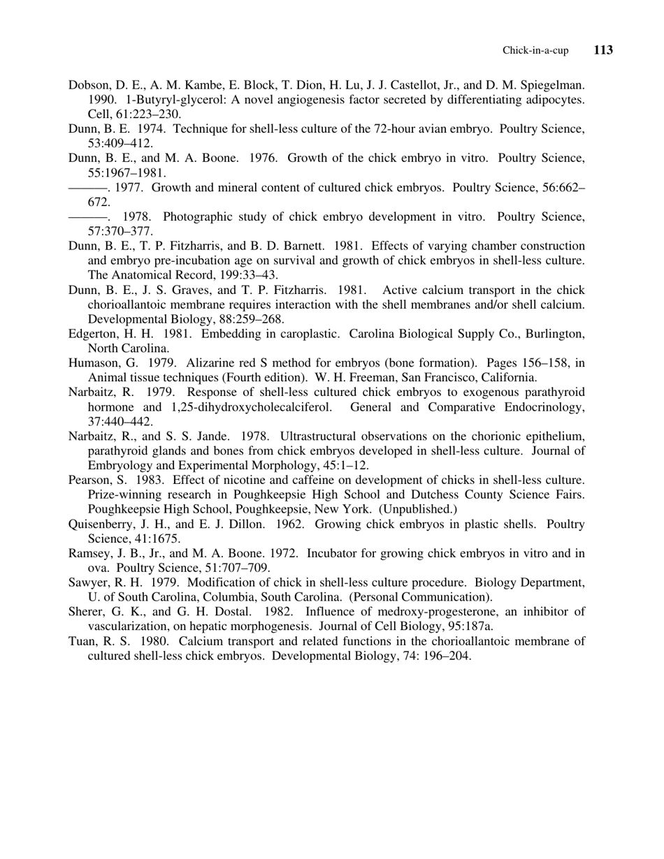 Chapter 8: Chick Embryos in Shell-Less Culture - Cynthia J. Fisher, Page 9