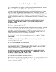 Information Sheet, Guidance for Sponsors, Clinical Investigators, and Irbs Frequently Asked Questions - Statement of Investigator (Form FDA 1572), Page 13