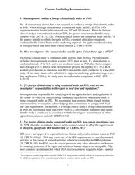 Information Sheet, Guidance for Sponsors, Clinical Investigators, and Irbs Frequently Asked Questions - Statement of Investigator (Form FDA 1572), Page 9