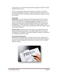Handbook for Safeguarding Sensitive Personally Identifiable Information, Page 11