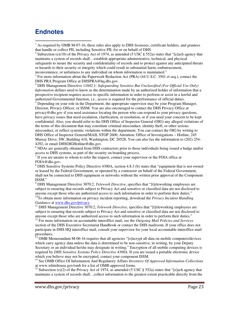 Handbook for Safeguarding Sensitive Personally Identifiable Information, Page 24