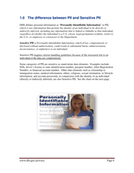 Handbook for Safeguarding Sensitive Personally Identifiable Information, Page 5