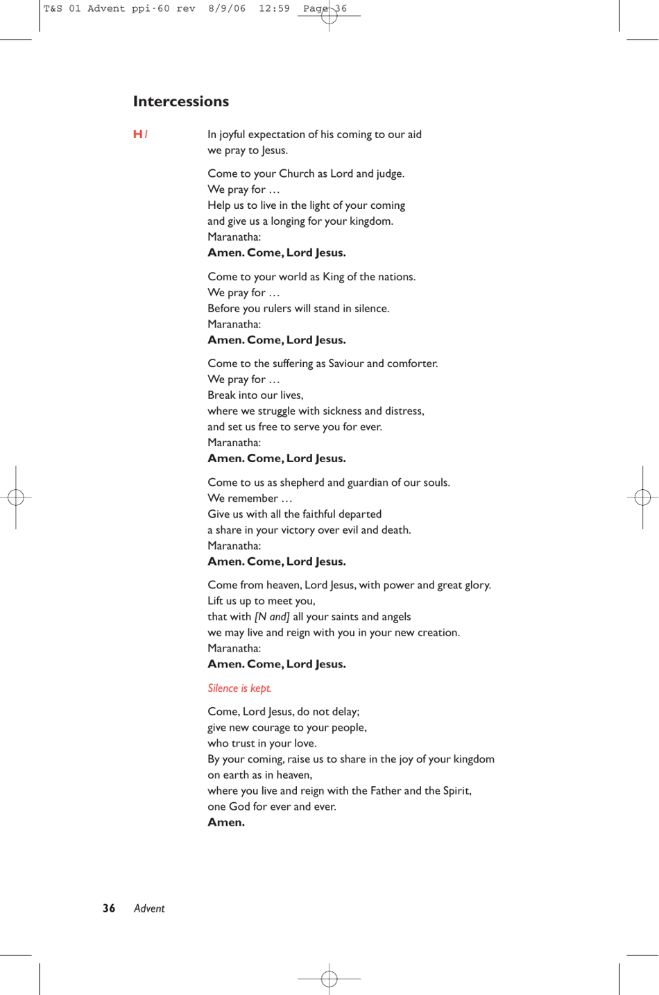 Common Worship: Times and Seasons - Advent, Page 6