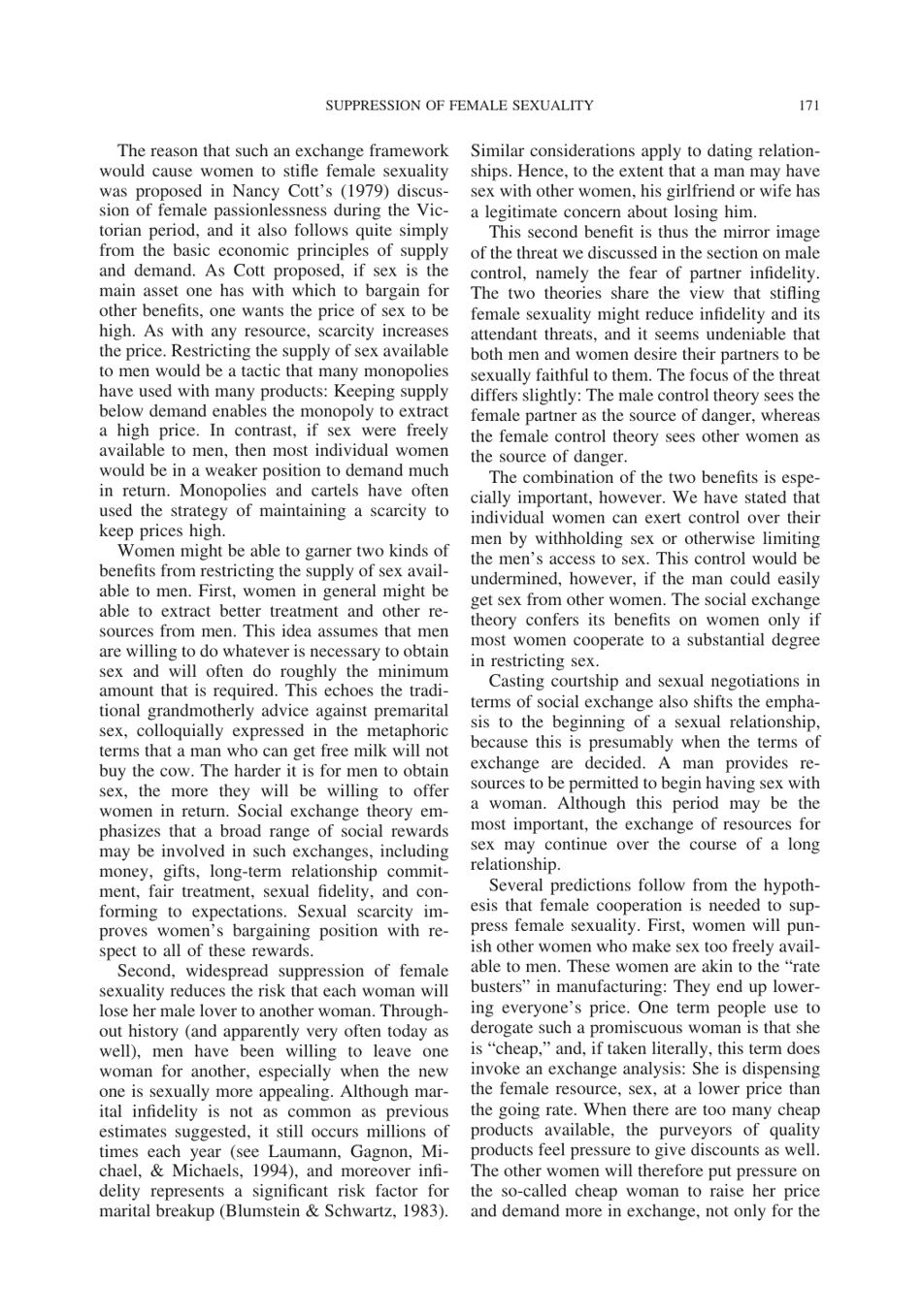 Cultural Suppression of Female Sexuality - Roy F. Baumeister, Jean M. Twenge, Page 6