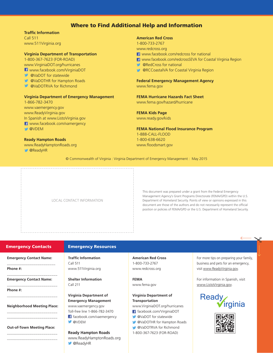 Virginia Hurricane Preparedness Guide - Virginia, Page 11