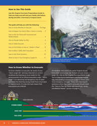 Virginia Hurricane Preparedness Guide - Virginia, Page 2