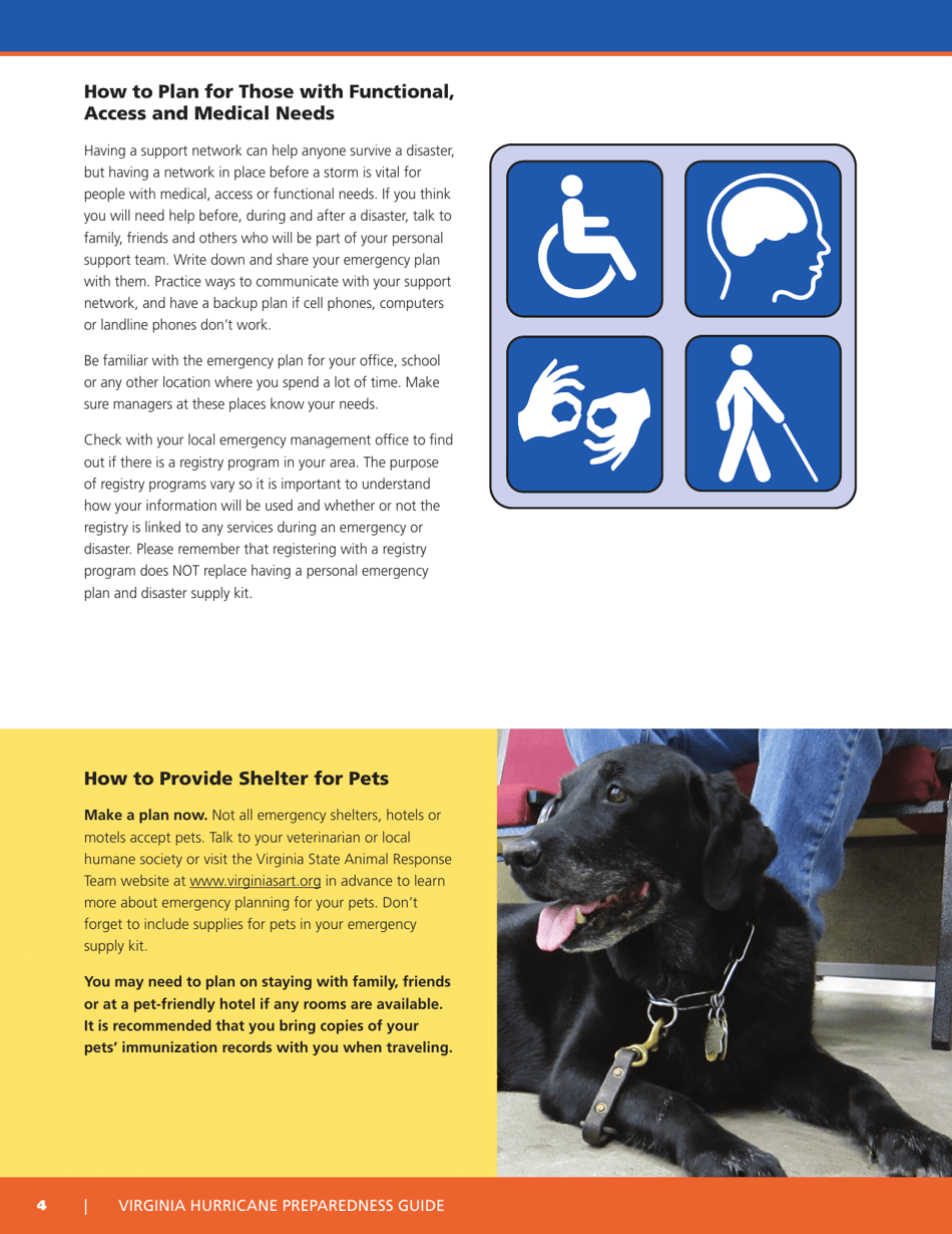 Virginia Hurricane Preparedness Guide - Virginia, Page 4