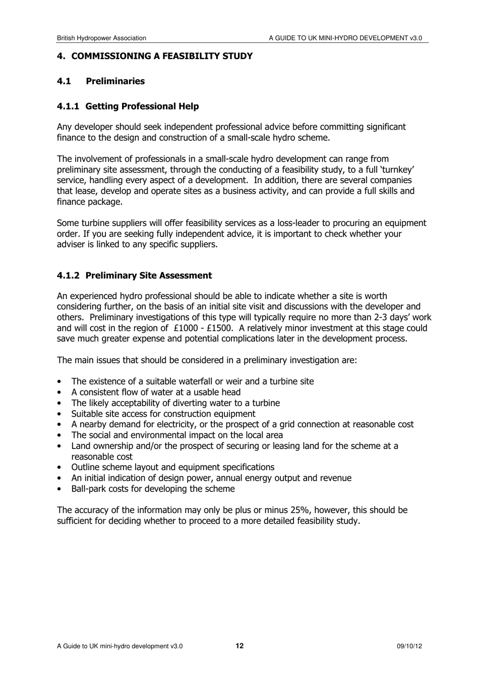 A Guide to UK Mini-Hydro Developments - the British Hydropower Association, Page 13