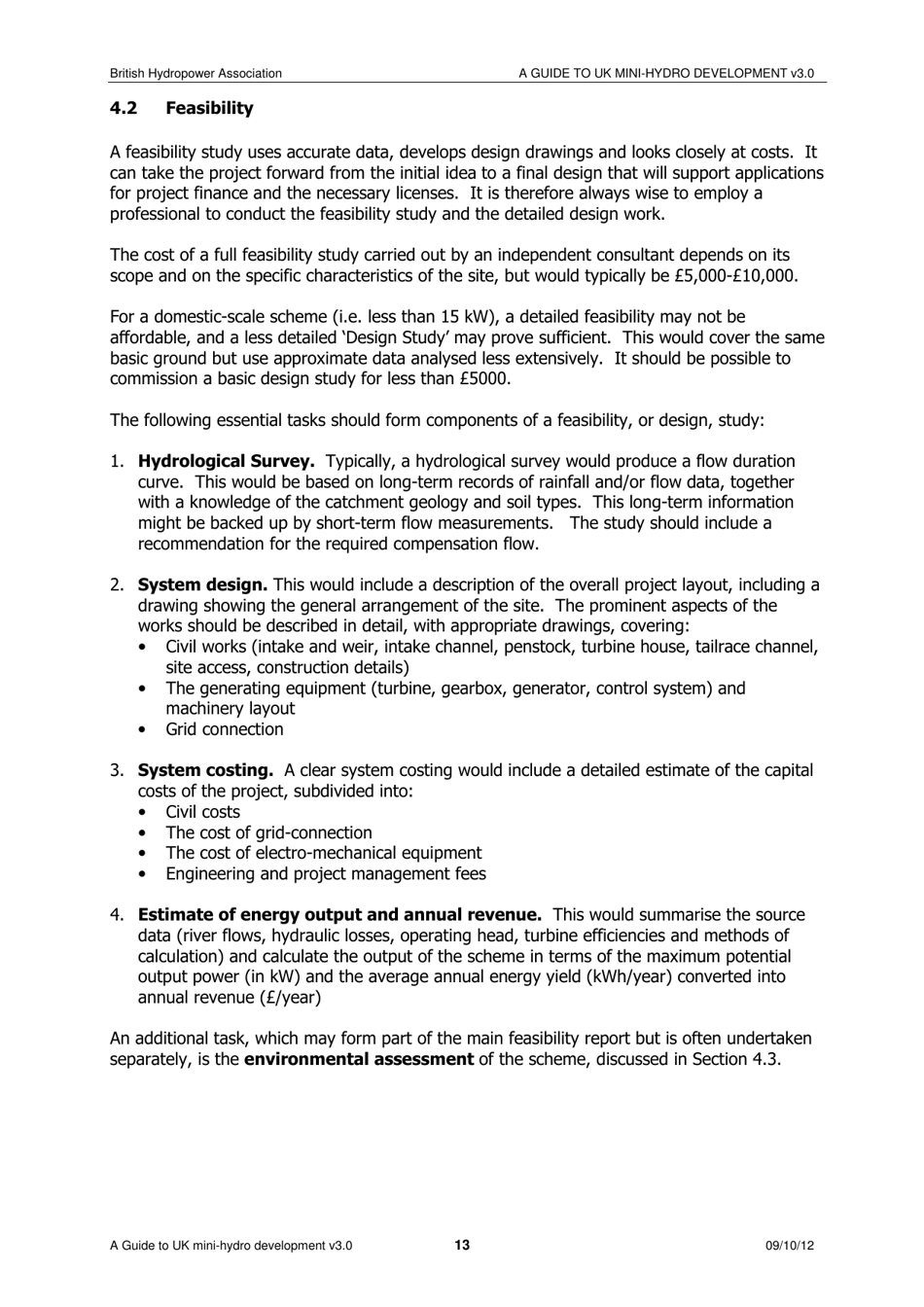 A Guide to UK Mini-Hydro Developments - the British Hydropower Association, Page 14