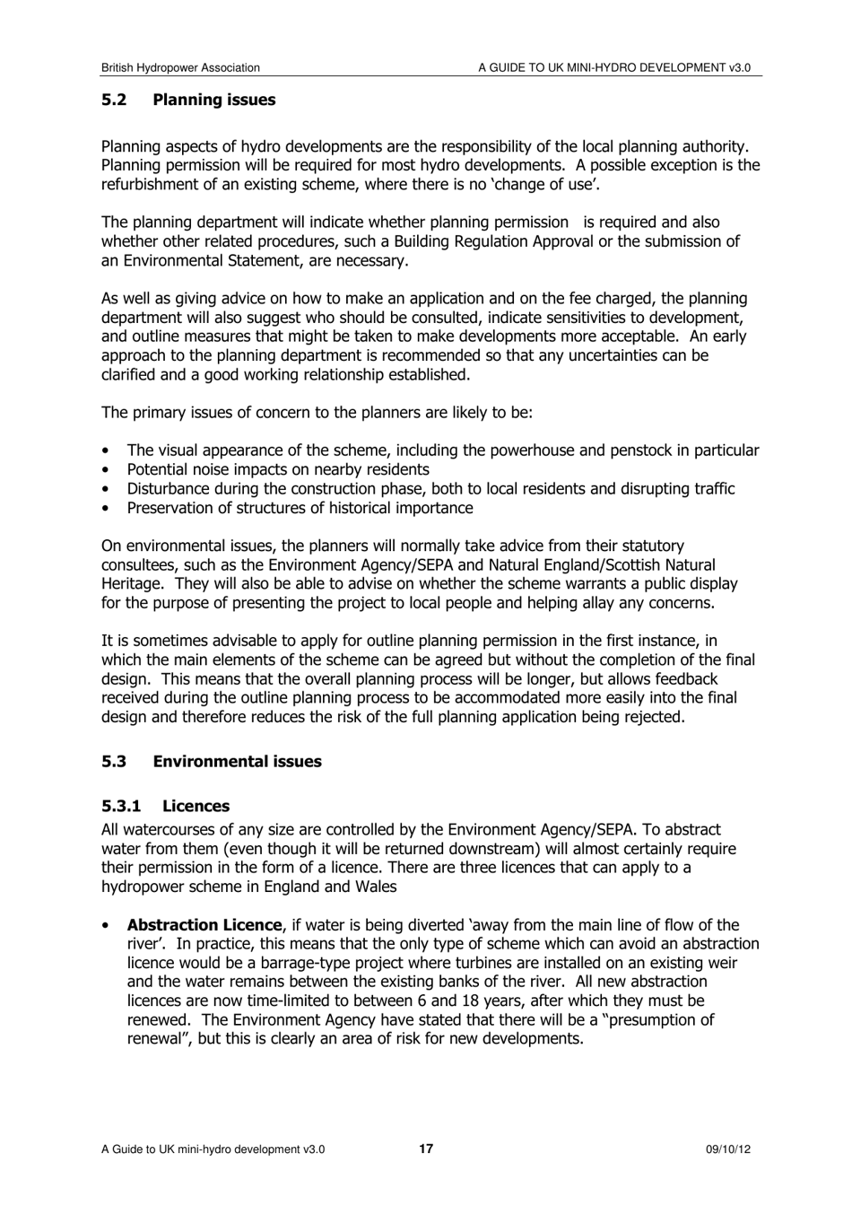 A Guide to UK Mini-Hydro Developments - the British Hydropower Association, Page 18