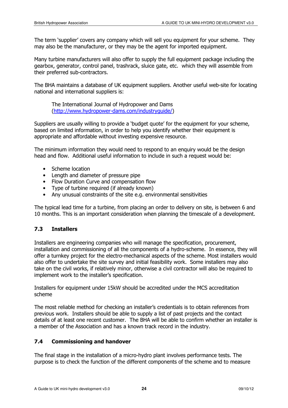 A Guide to UK Mini-Hydro Developments - the British Hydropower Association, Page 25