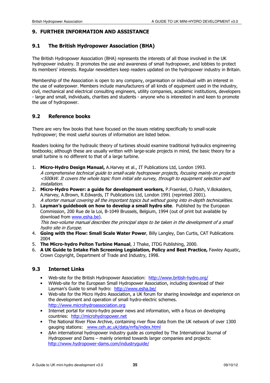 A Guide to UK Mini-Hydro Developments - the British Hydropower Association, Page 36