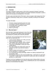 A Guide to UK Mini-Hydro Developments - the British Hydropower Association, Page 3