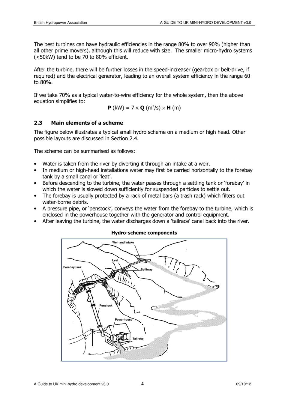 A Guide to UK Mini-Hydro Developments - the British Hydropower Association, Page 5