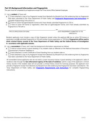 Form FIN506 Application for Individual Agent License - Texas, Page 8