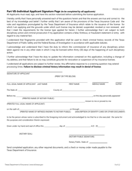 Form FIN506 Application for Individual Agent License - Texas, Page 9