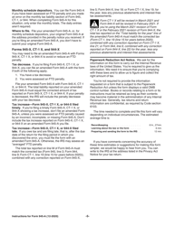 Instructions for IRS Form 945-A Annual Record of Federal Tax Liability, Page 5