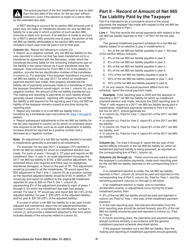 Instructions for IRS Form 965-B Corporate and Real Estate Investment Trust (Reit) Report of Net 965 Tax Liability and Electing Reit Report of 965 Amounts, Page 3