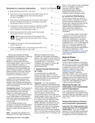 Instructions for IRS Form 1116 Foreign Tax Credit (Individual, Estate, or Trust), Page 5