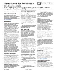 Instructions for IRS Form 8993 Section 250 Deduction for Foreign-Derived Intangible Income (Fdii) and Global Intangible Low-Taxed Income (Gilti)