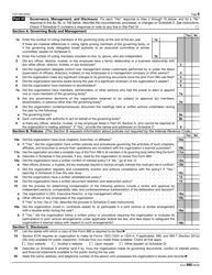 IRS Form 990 &quot;Return of Organization Exempt From Income Tax&quot;, Page 6