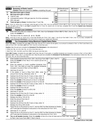 IRS Form 1041 Schedule D Capital Gains and Losses, Page 2