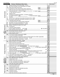 IRS Form 1065 &quot;U.S. Return of Partnership Income&quot;, Page 4