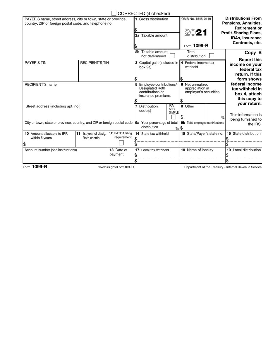 IRS Form 1099-R Distributions From Pensions, Annuities, Retirement or Profit-Sharing Plans, IRAs, Insurance Contracts, Etc., Page 4
