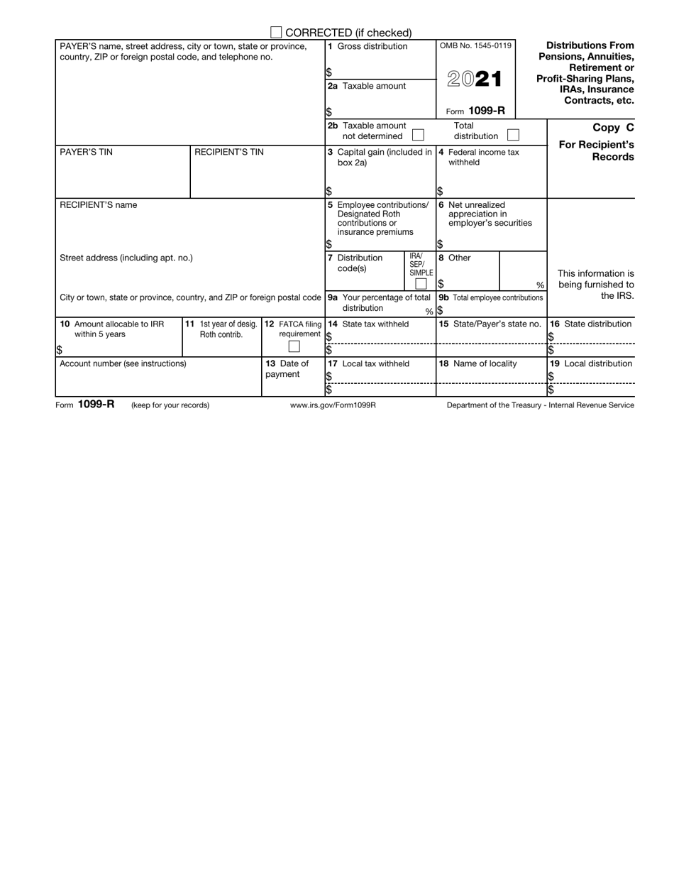 IRS Form 1099-R Distributions From Pensions, Annuities, Retirement or Profit-Sharing Plans, IRAs, Insurance Contracts, Etc., Page 6