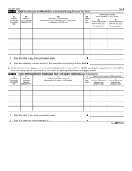 IRS Form 8997 Initial and Annual Statement of Qualified Opportunity Fund (Qof) Investments, Page 2