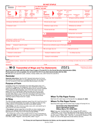IRS Form W-3 Transmittal of Wage and Tax Statements, Page 2