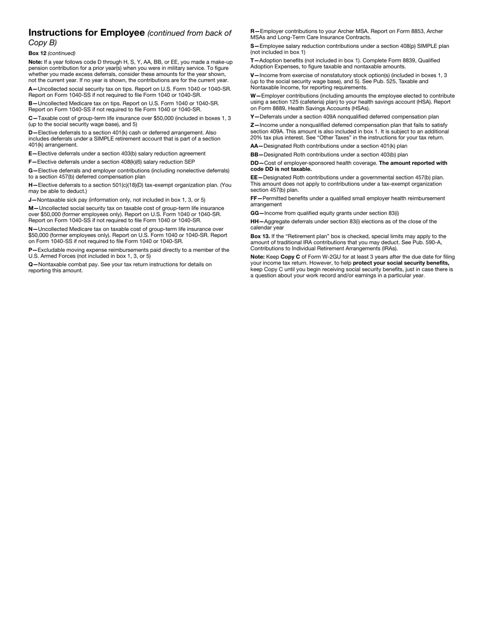 IRS Form W-2GU Guam Wage and Tax Statement, Page 7