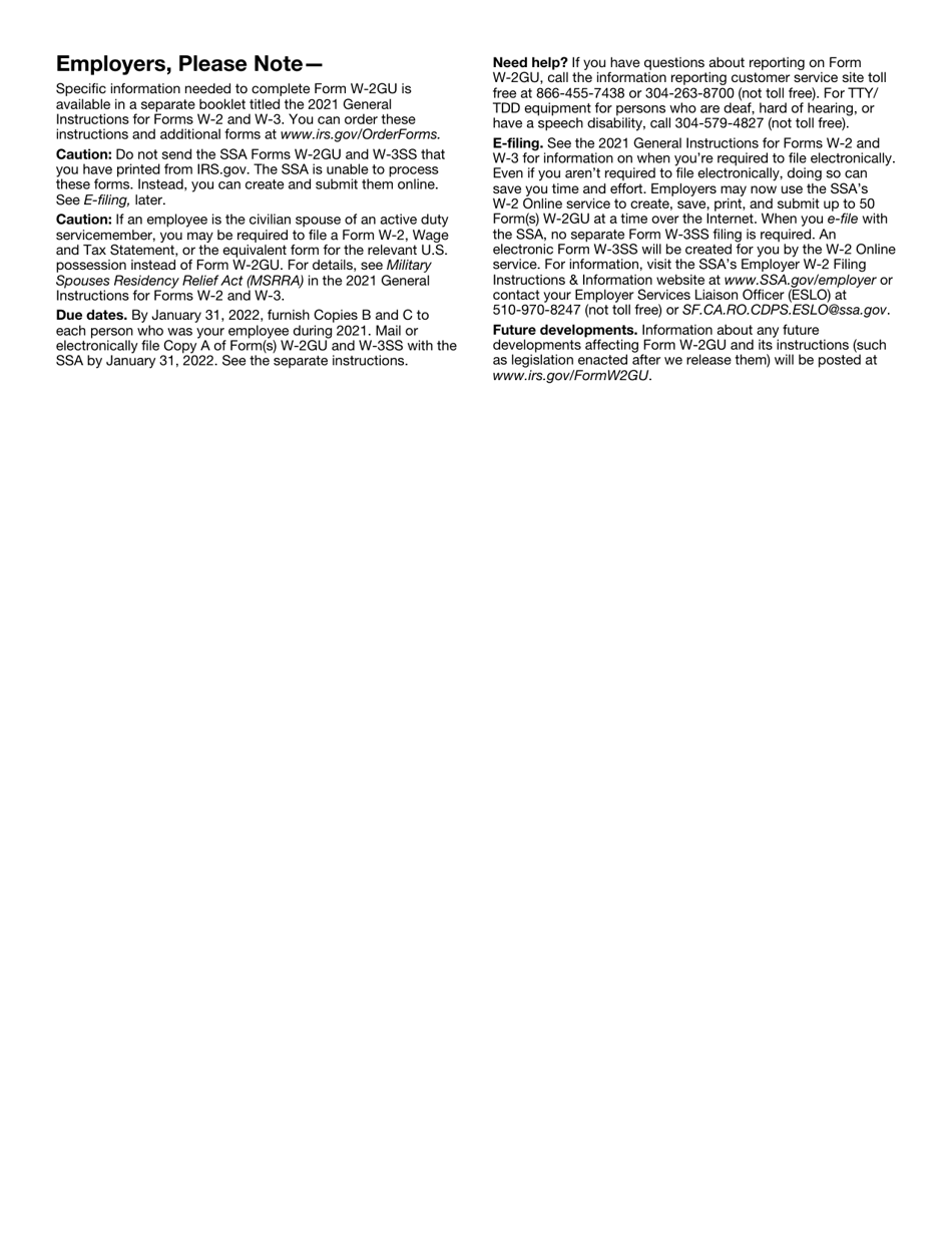 IRS Form W-2GU Guam Wage and Tax Statement, Page 9