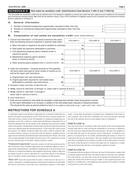 Form NYC-9.6 Claim for Credit Applied to Business and General Corporation Taxes - New York City, Page 2