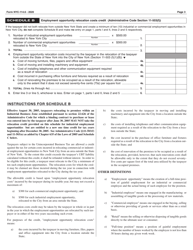 Form NYC-114.6 Claim for Credit Applied to Unincorporated Business Tax - New York City, Page 3