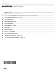 Form NYC-3A/B Attachment to Nyc-3a (Subsidiary Detail Spreadsheet) - New York City, Page 5
