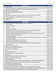 Formulario CCA-0201A-S Declaracion De Certificacion Para Proveer Servicios De Cuidado De Ninos - Arizona (Spanish), Page 3