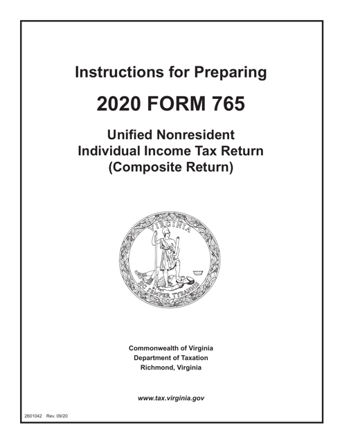 Form 765 2020 Printable Pdf