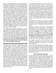 Instructions for Schedule CR Credit Computation Schedule - Virginia, Page 10