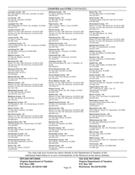 Instructions for Form 770 Virginia Fiduciary Income Tax Return - Virginia, Page 20