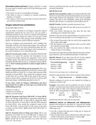 Instructions for Form OR-41, 150-101-041 Oregon Fiduciary Income Tax Return - Oregon, Page 6