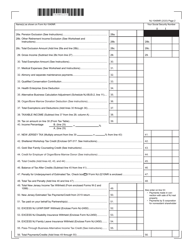 Form NJ-1040NR New Jersey Nonresident Income Tax Return - New Jersey, Page 2