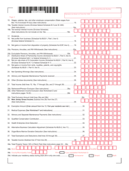 Form NJ-1040 New Jersey Resident Income Tax Return - New Jersey, Page 2